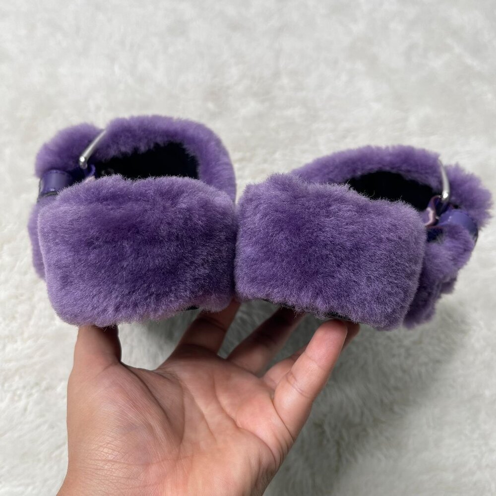 UGG Women's #1104662 Purple Fuzz Yeah Slide Sandals Slippers Shoes Size 6 - Picture 10 of 10